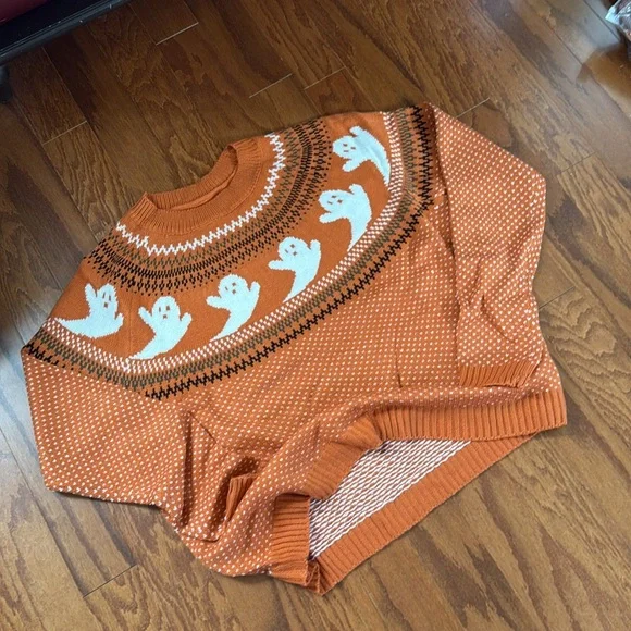 Ghostly Fun Retro Fair Isle Print Sweater - Picture 16 of 16